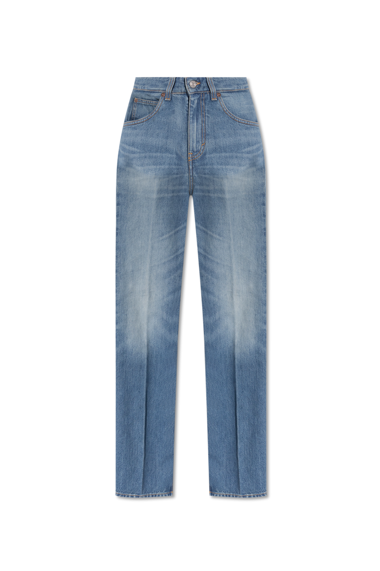 デニム・ジーパン Victoria Beckham FW24 (1124DJE005216D BROKENVINTAGEWASH) Julia Jean In Broken Vintage Wash | Designer Jeans